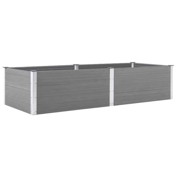 Maison Exclusive - Hævet havebed 250x100x54 cm WPC Grå