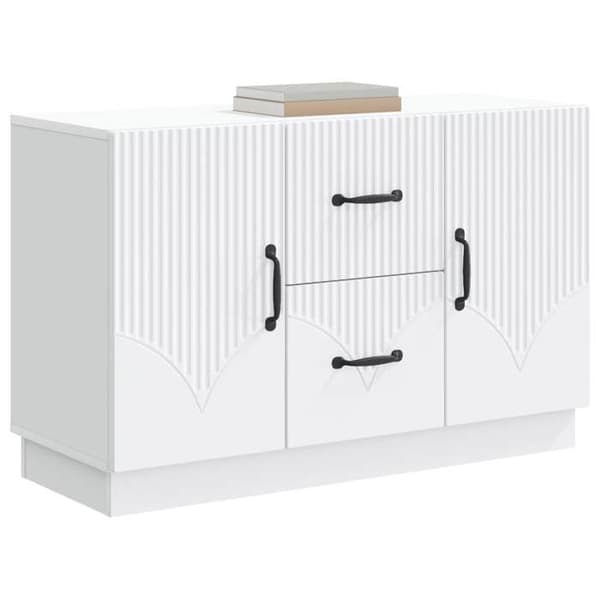 Maison Exclusive - Buffé Vit 89 x 34,5 x 57 cm Ingenjörsträ Vit
