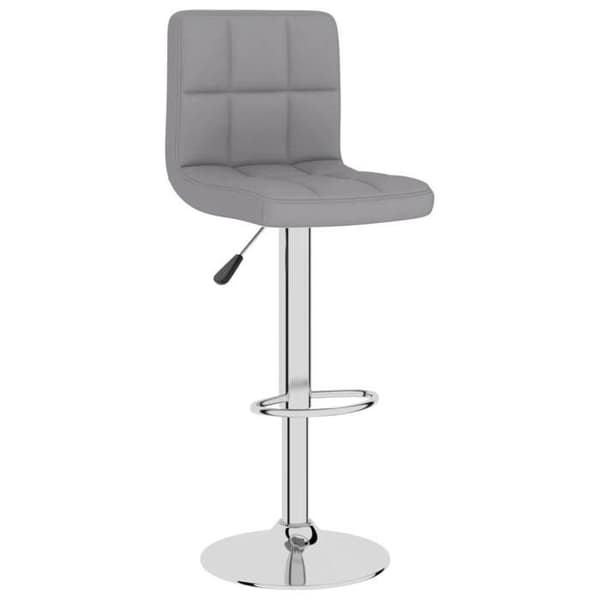 Maison Exclusive - Barstolar set om 2 ljusgrå tyg