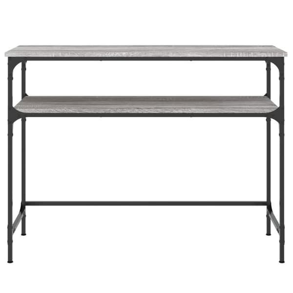 Maison Exclusive - Consolebord sonoma grå 100x35,5x75 cm ingeniørtræ Sonoma grå