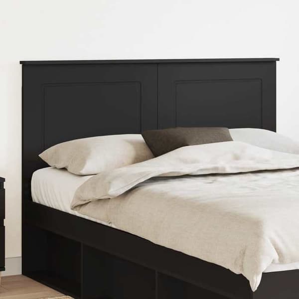 Maison Exclusive - Hovedgærde Sort Eg 100 cm Ingeniørtræ