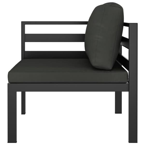Havemøbler - Modulær - Aluminium - Antracit - 7 dele antracit