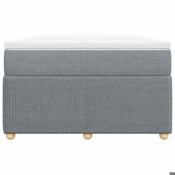 Maison Exclusive - Madras med lameller i lys grå 120x200cm Stof