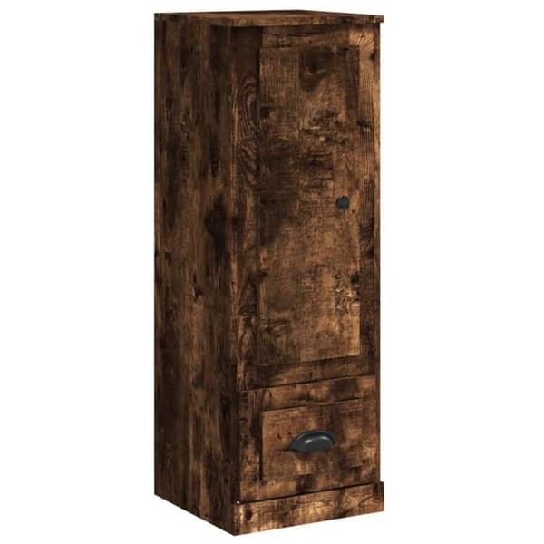 Maison Exclusive - Buffé hög rökig ek 36x35,5x103,5 cm ingenjörsträ