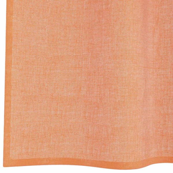 Verho - MAISON EXCLUSIVE - 2 kappaletta - Ylärei'illä - 100% polyesteri - Saviväri terrakotta