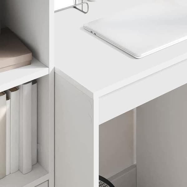 Maison Exclusive - Hvidt Skrivebord 60 x 50 x 76 cm Vit