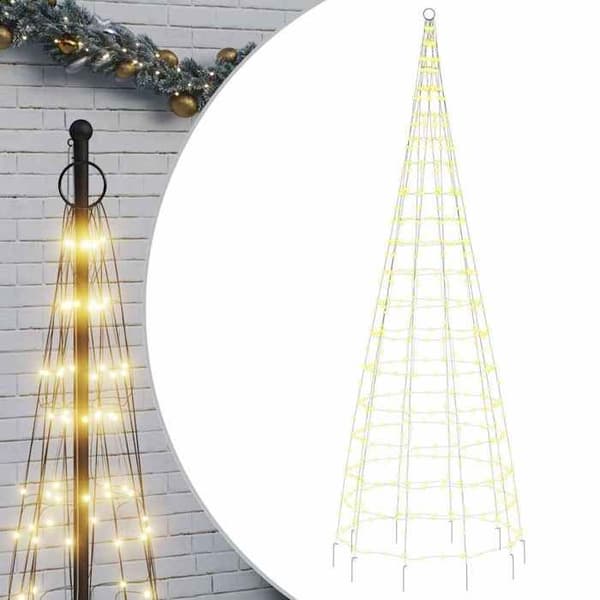 Maison Exclusive - Julgran med LED 550 LED vit 300 cm Vit