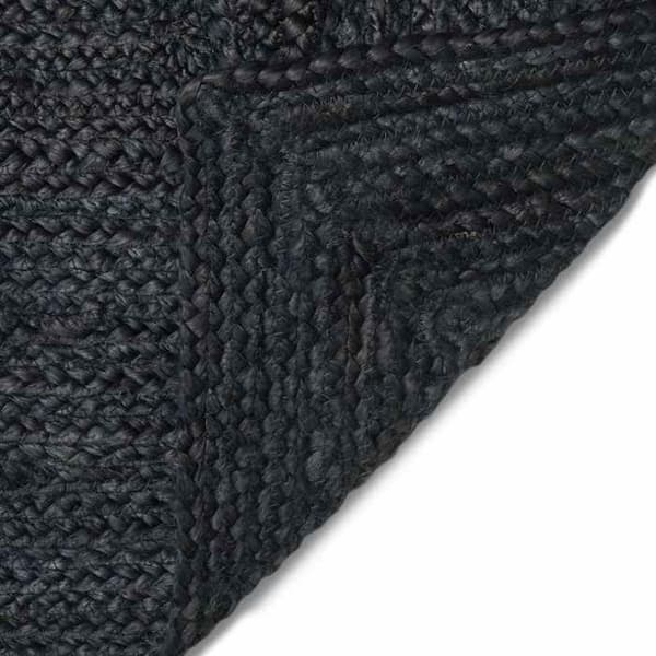 Maison Exclusive - Mørkegrå område tæppe 80 x 400 cm Jute