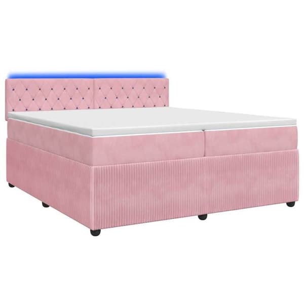Maison Exclusive - Boxspring-sänky Rose-matolla 200 x 200 cm Sametti Ros