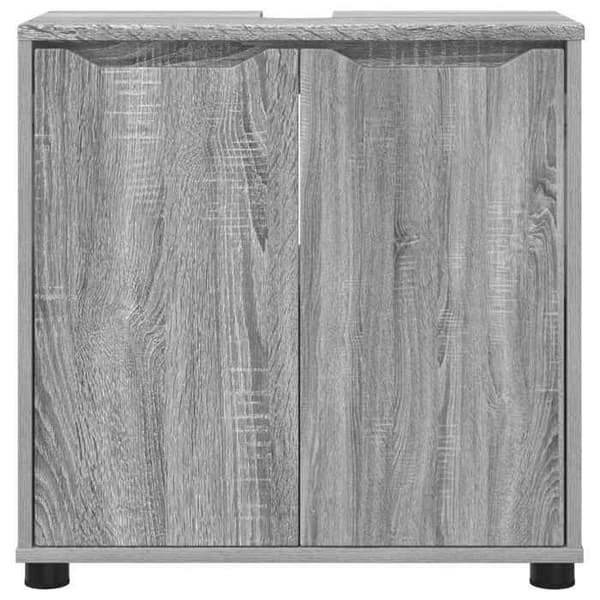Maison Exclusive - Badrumsspegelskåp Grå Sonoma 60 x 30 x 60 cm