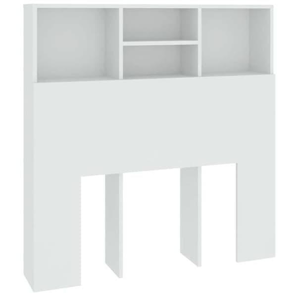 Hovedgærde skab - MAISON EXCLUSIVE - 100 x 19 x 103,5 cm - Hvid - 4 rum - Spånplader Vit