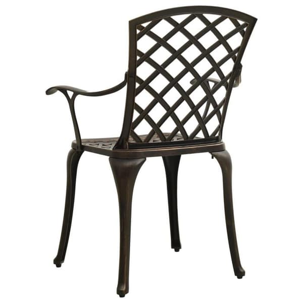 Maison Exclusive - Bistro sæt 3 stk Aluminium støbt Bronze