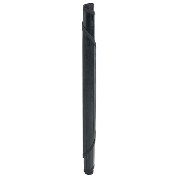 Maison Exclusive - Rund sort tæppe 80 cm bambus