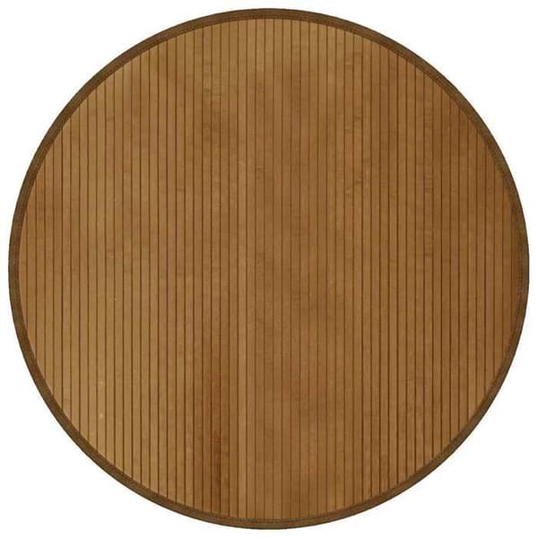 Maison Exclusive - Rund matta brun 100 cm bambu