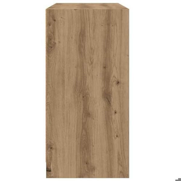 Maison Exclusive - Buffet i egetræ, håndlavet 102x37x75,5 cm i ingeniørtræ