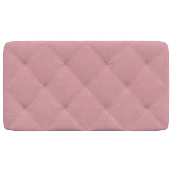 Maison Exclusive - Rosa sänggavelkudde 80 cm sammet
