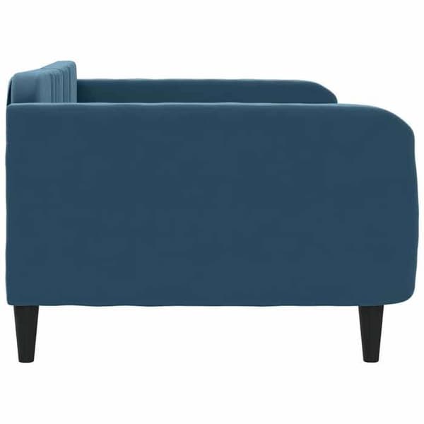 Maison Exclusive - Sängsoffa utan madrass blå 100x200 cm sammet Blå