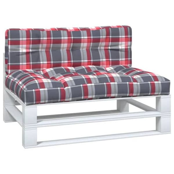 Pallepuder - EKSKLUSIV HUS - Fliser - Rød - Vand/UV-resistent polyester - Fyld af hulfiber Röd