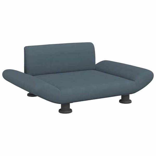 Maison Exclusive - Mörkgrå hundsäng 70x45x28 cm tyg mörkgrå