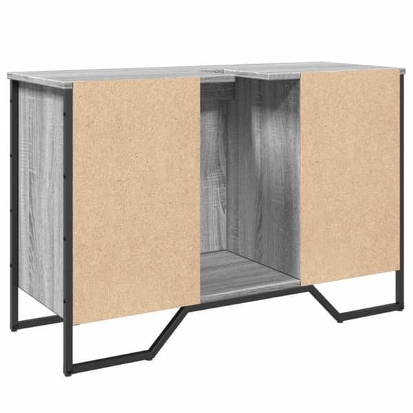 Maison Exclusive - Badeværelsesvaskeskab Sonoma grå 91x35x60 cm