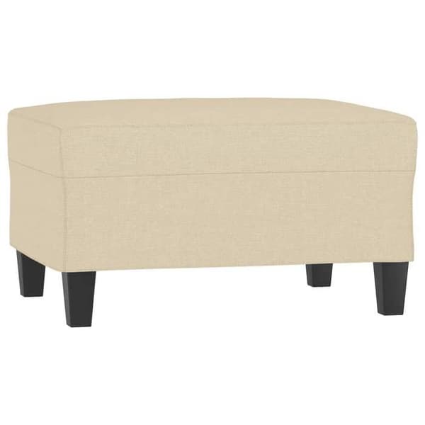 Maison Exclusive - Sæt af 4 sofaer med cremefarvede puder i stof