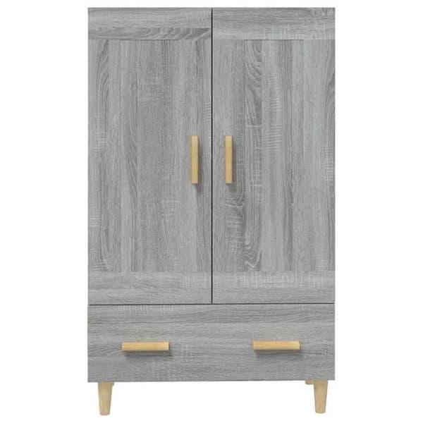 Maison Exclusive - Buffé Sonoma grå 70x31x115 cm Ingenjörsträ