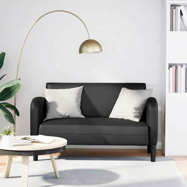 Maison Exclusive - Sort 110 cm sofa med kunstlæder