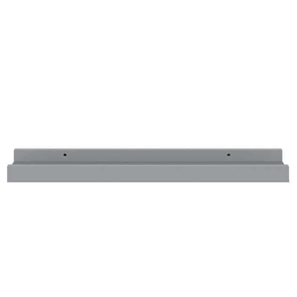 Maison Exclusive - Rammehylder med kant til billedramme 2 stk Grå 40x9x3 cm MDF