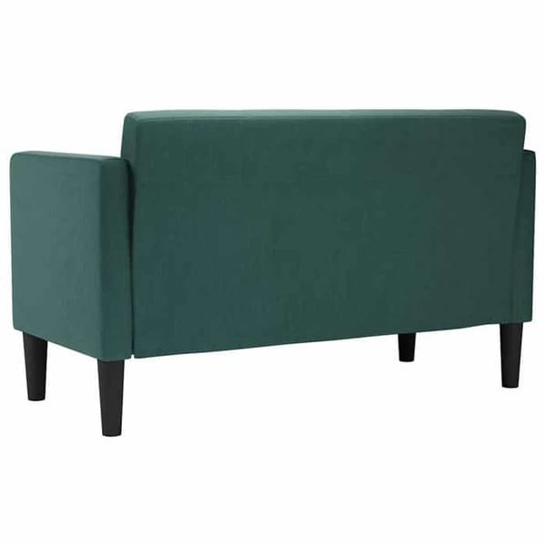 Maison Exclusive - Mörkgrön tvåsitssoffa 111 cm i tyg Mörkgrön
