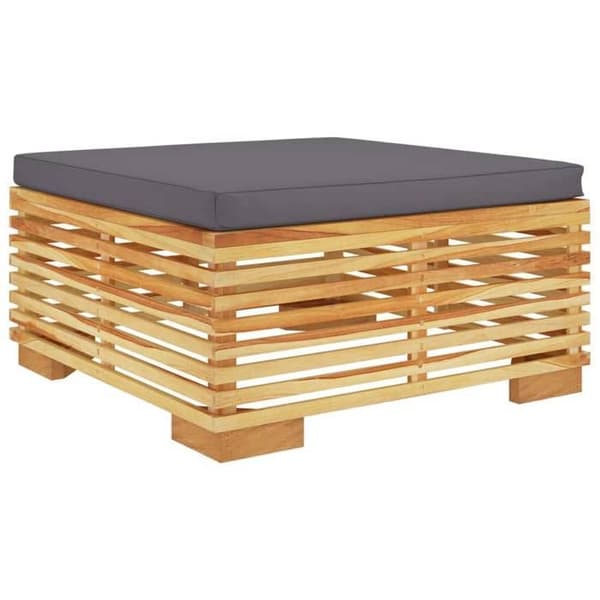Maison Exclusive - Havegruppe 4 stk med puder i solid teaktræ