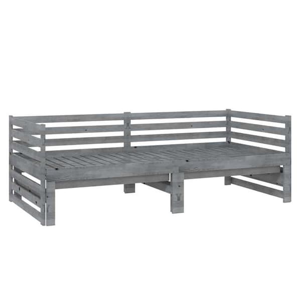 Maison Exclusive - Sovesofa uden madras grå 2x(90x200) cm