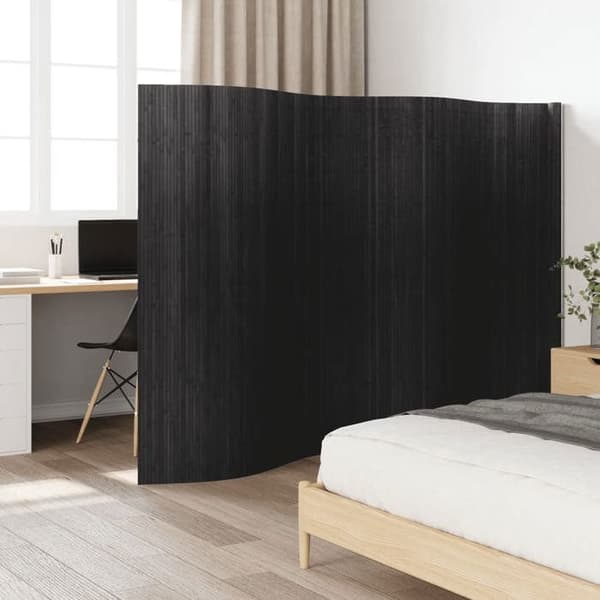 Maison Exclusive - Skillevæg grå bredde 400 cm højde 165 cm bambus Grå