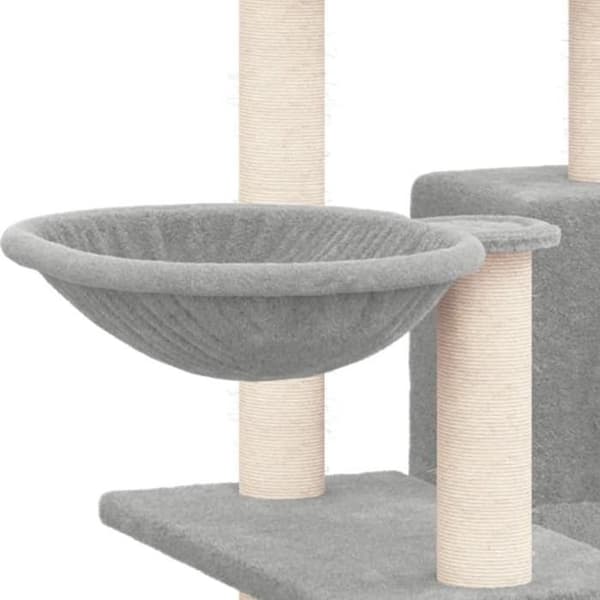 Maison Exclusive - Katte træ med sisal kløer Lys grå 82 cm Ljusgrått