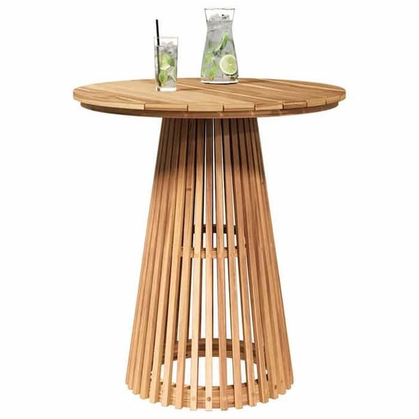 Maison Exclusive - Sidebord Brun 70 x 70 x 75 cm Massivt teaktræ