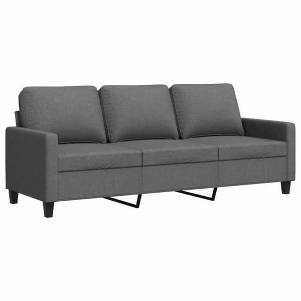 Maison Exclusive - Tummanharmaa 3-paikkainen sohva 180 cm Kangas