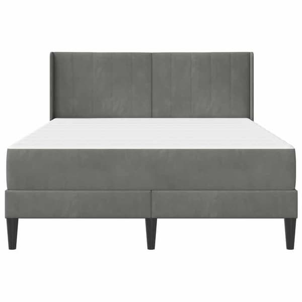 Madrasser - MAISON EXCLUSIVE - Rektangulär - 160 x 200 cm - Mörkgrå - Sammetmadrass med pocketfjädrar Mörkgrå
