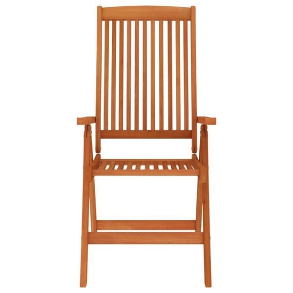 Maison Exclusive - Fällbara trädgårdsstolar set om 6 i massivt eukalyptusträ