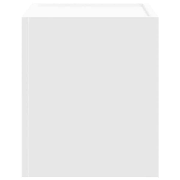 Maison Exclusive - Väggmonterad sängbord vit 45x30x35 cm