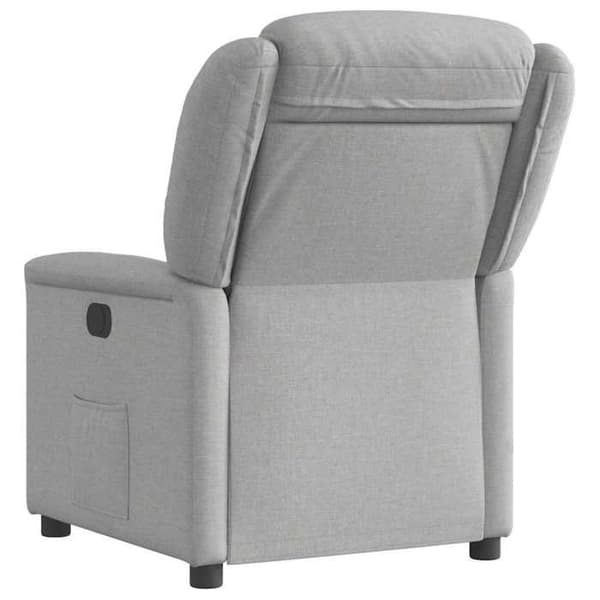 Maison Exclusive - Grå moln tyg reclinerfåtölj