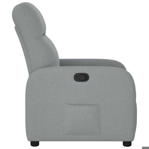 Maison Exclusive - Lätt grå recliner i tyg