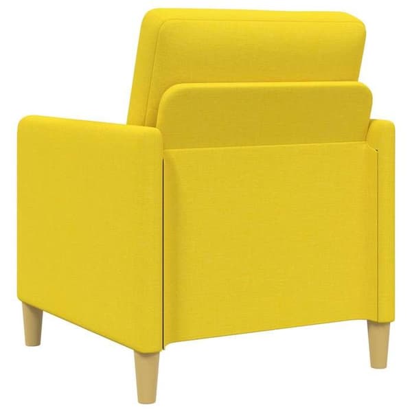 Maison Exclusive - Soffa med förvaring 2 st Gul ljus Polyester
