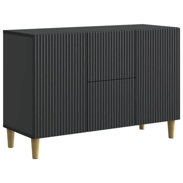 Maison Exclusive - Buffet Sort 89 x 34,5 x 60 cm Ingeniørtræ