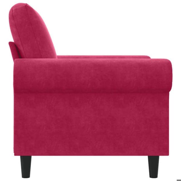 Maison Exclusive - Rød bordeaux Stol 60 cm Velour
