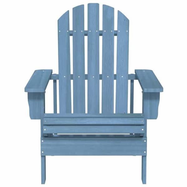 Maison Exclusive - Adirondack-stol i massiv granträ blå Blå