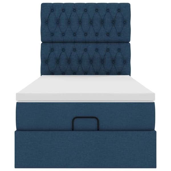 Sängsoffa - Maison Exclusive - Blå - 90 x 200 cm - Hydraulisk förvaring Blå