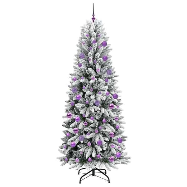Maison Exclusive - Konstgjord Julgran Vit 210 cm Vit