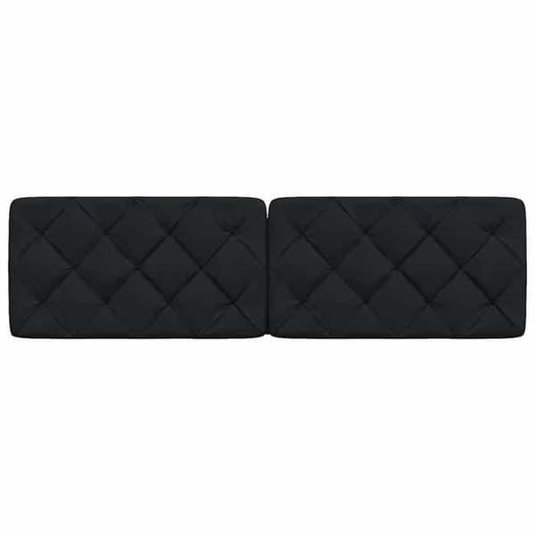 Maison Exclusive - Sort hovedgærdestofpude 180 cm