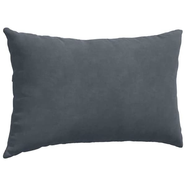 Soffkuddar - EXKLUSIVT HEM - Moderna - Mörkgrå - Kordfluwel - 50 x 30 cm (set om 2) Mörkgrå