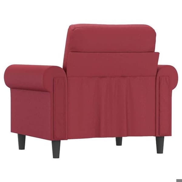 Maison Exclusive - Rød bordeaux Stol 60 cm Simililæder