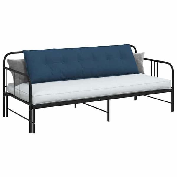 Rygpude - MAISON EXCLUSIVE - 180 x 19 x 50 cm - Blå - Polyester - Lynlås Blå